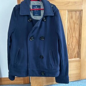Women’s navy blue coat, size M